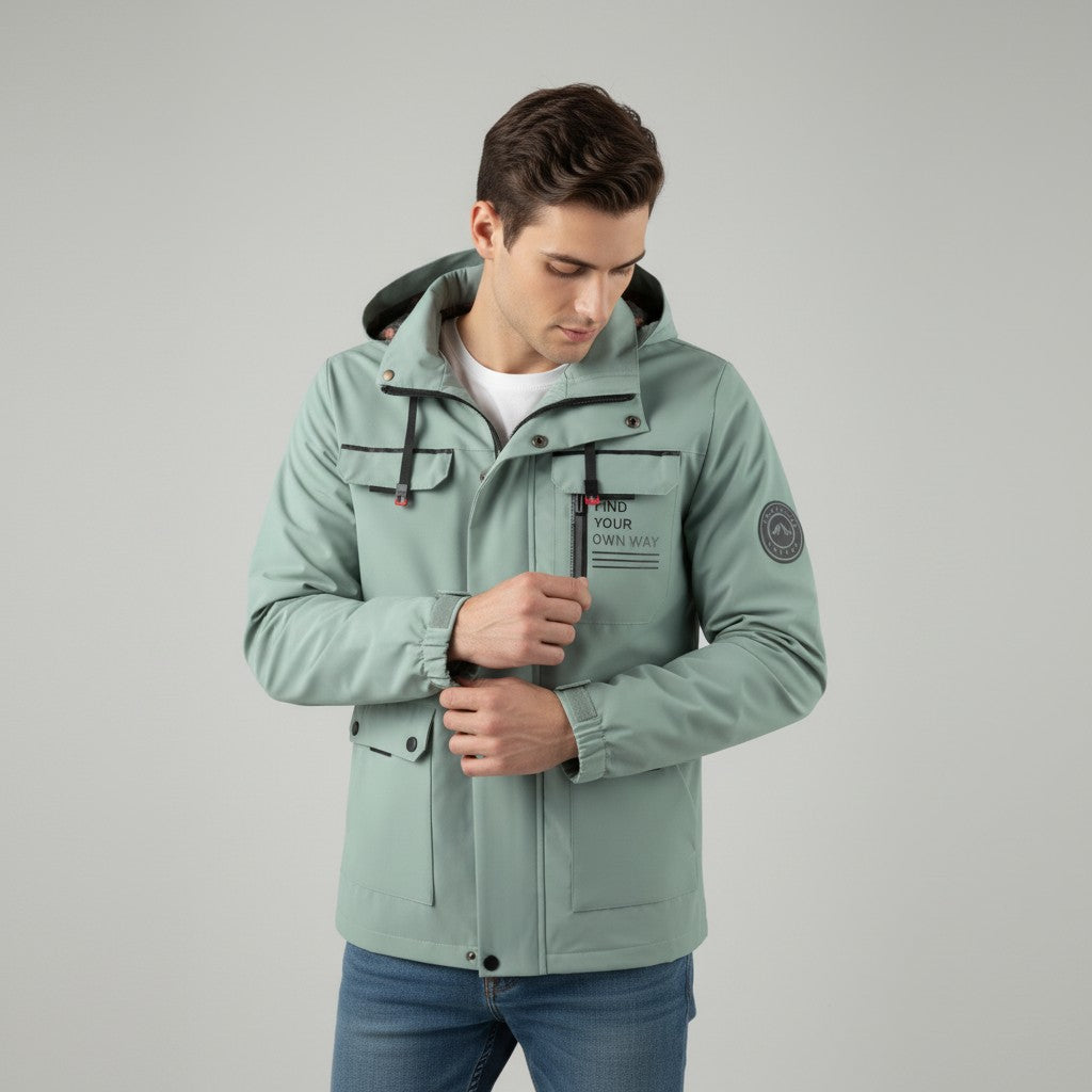 Villaayr Men's Stylish Waterproof Winter Jacket-Villaayr