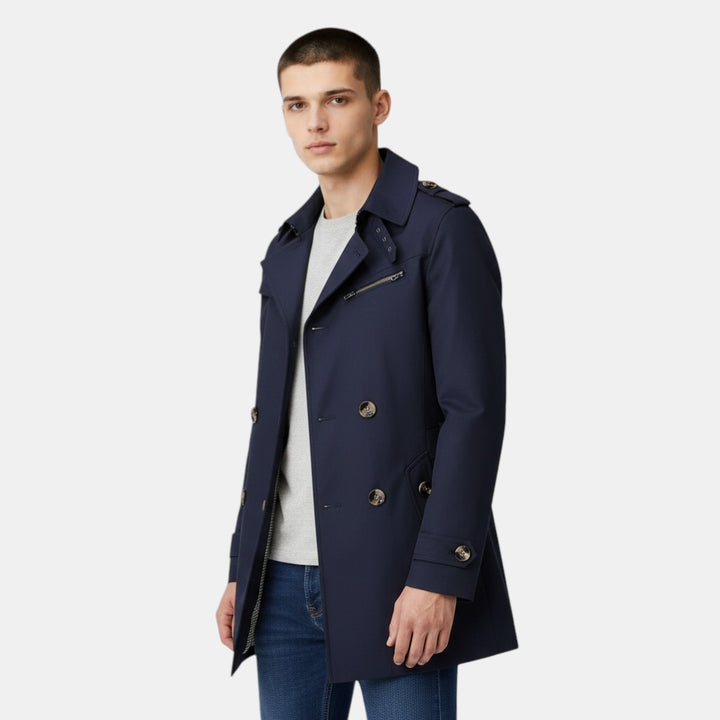 Classic Stylish Trenchcoat Outerwear-villaayr.com