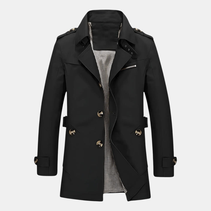 Classic Stylish Trenchcoat Outerwear-villaayr.com