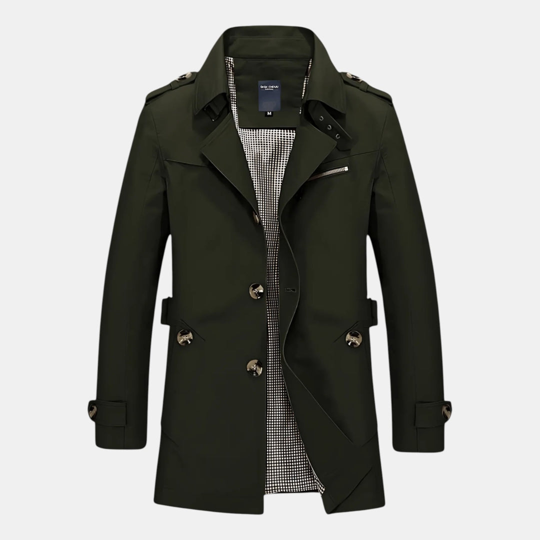Classic Stylish Trenchcoat Outerwear-villaayr.com