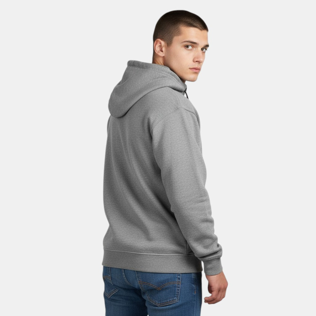 Men’s Half Zip Hoodie with Zipper Pockets-Villaayr