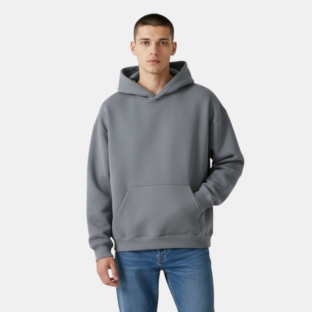 Men’s Oversized Hoodie with Kangaroo Pocket-Villaayr