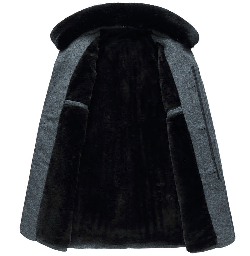 Men’s Tailored Wool Coat-villaayr.com