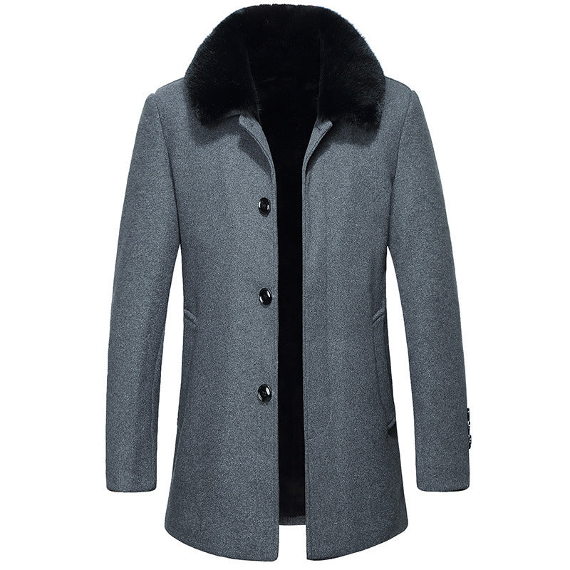 Men’s Tailored Wool Coat-villaayr.com