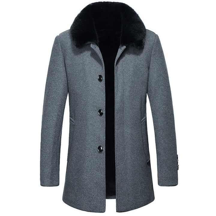 Men’s Tailored Wool Coat-villaayr.com