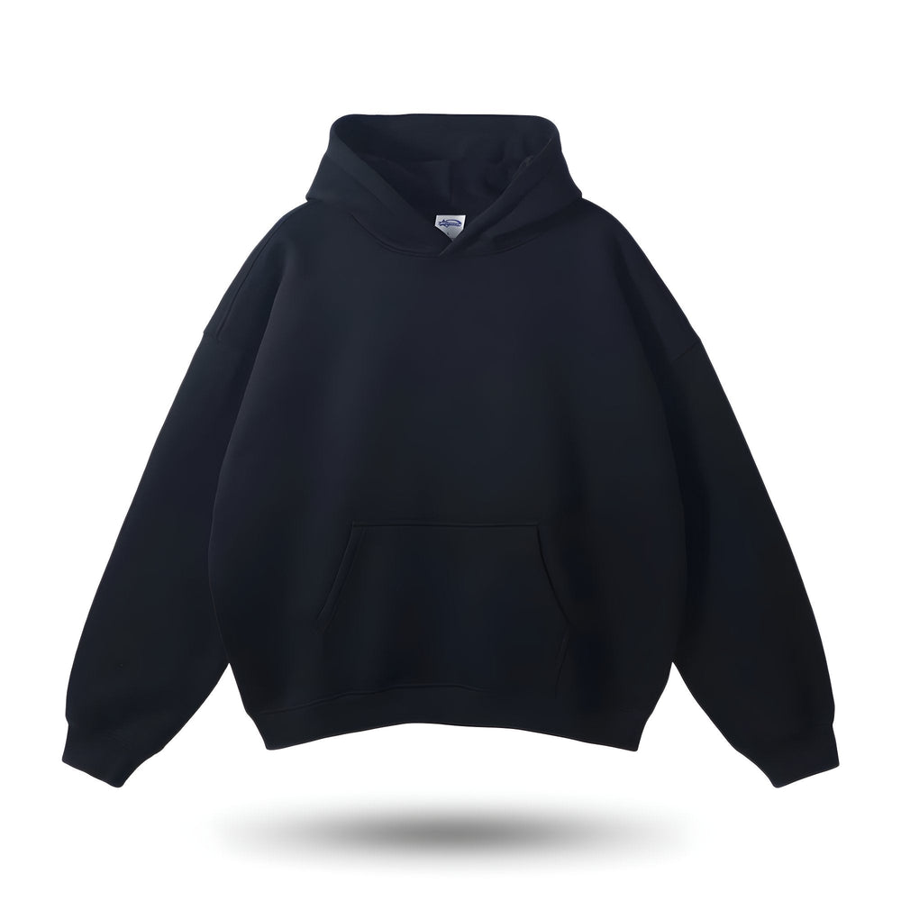 Oversized Women’s Hoodie with Drop Shoulder-villaayr.com