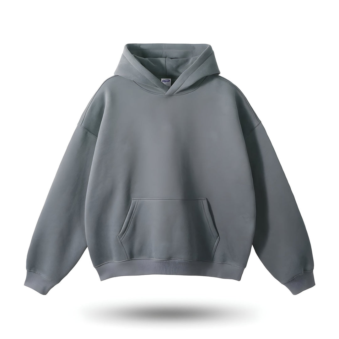 Oversized Women’s Hoodie with Drop Shoulder-villaayr.com