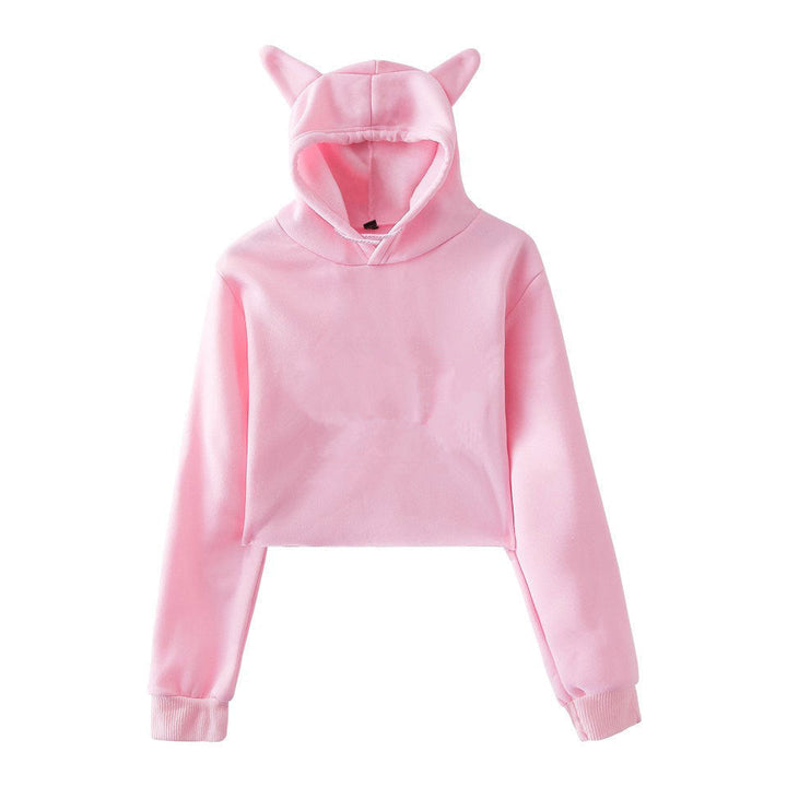 Women’s Cropped Hoodie with Boxy Fit-Villaayr