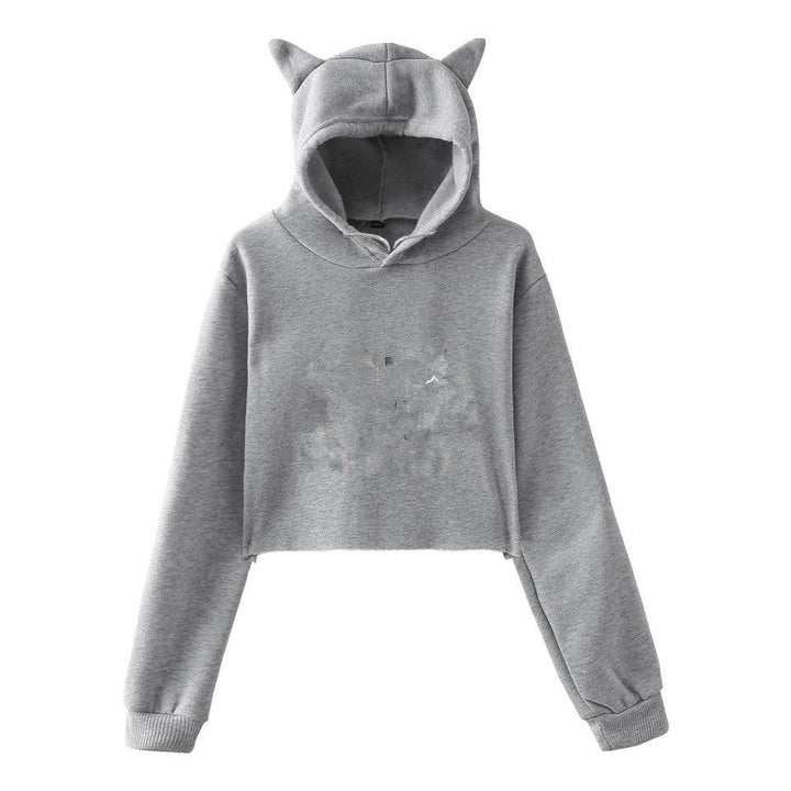 Women’s Cropped Hoodie with Boxy Fit-Villaayr