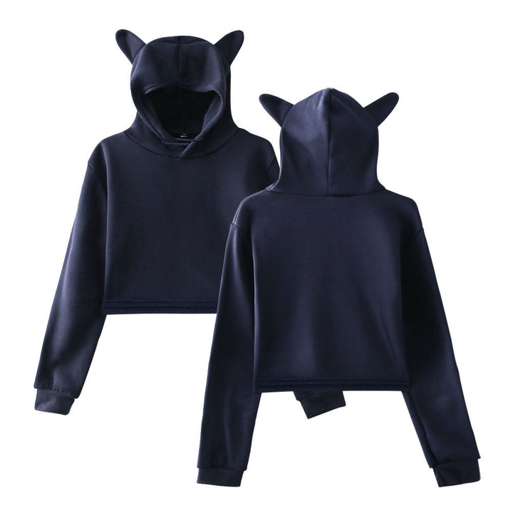 Women’s Cropped Hoodie with Boxy Fit-Villaayr