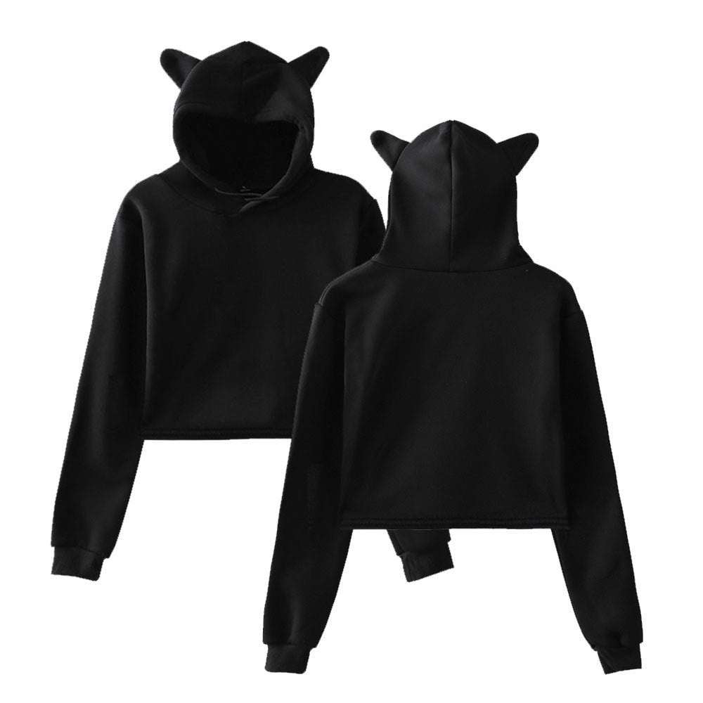Women’s Cropped Hoodie with Boxy Fit-Villaayr