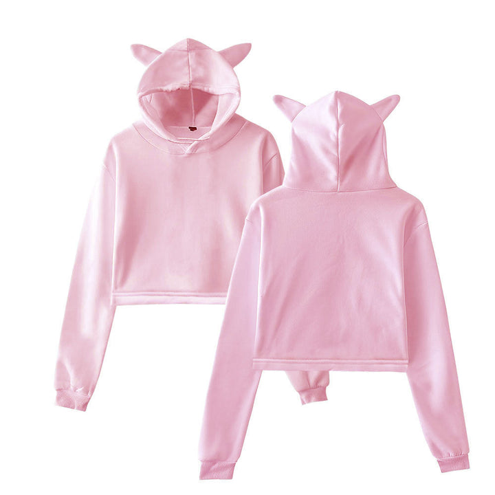 Women’s Cropped Hoodie with Boxy Fit-Villaayr