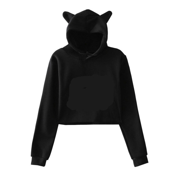 Women’s Cropped Hoodie with Boxy Fit-Villaayr