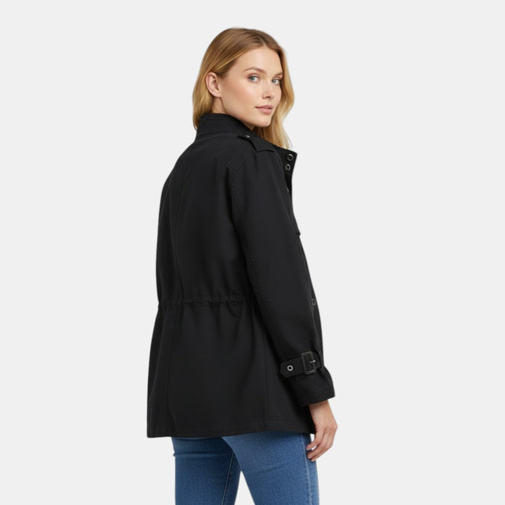 Women’s Lightweight Utility Jacket with Front Zip-Villaayr